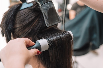 Fototapeta premium backstage salone parrucchieri