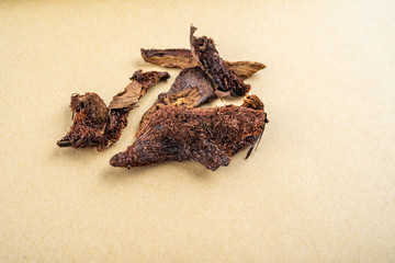 Fototapeta na wymiar Chinese herbal medicine bone broken tonic