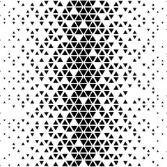 Abstract triangular background. Black white geometric pattern.