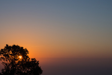 Lever de soleil corse