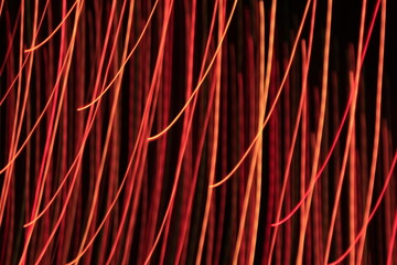 Abstract colorful light trails background.