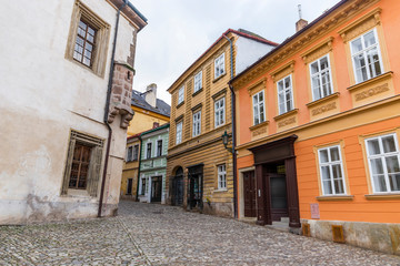 Fototapeta na wymiar Street in Kutna Hora (Kuttenberg), Czech republic.