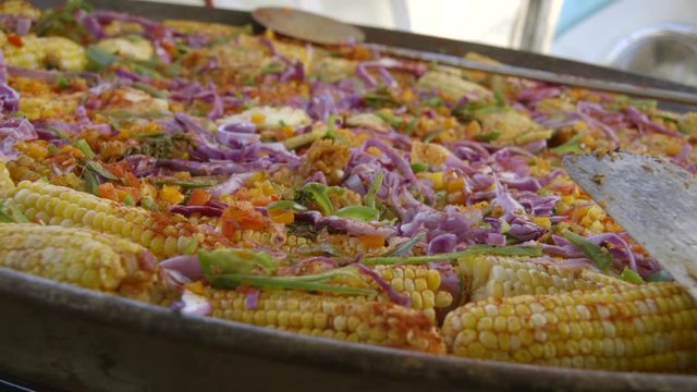 Paella event catering with a healthy choice