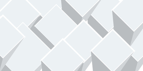 Fototapeta premium Geometric cube abstract background