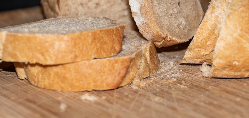Brotscheiben - frisches Brot