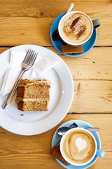 Cake and coffee
