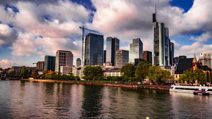 Obraz premium Frankfurt city skyline