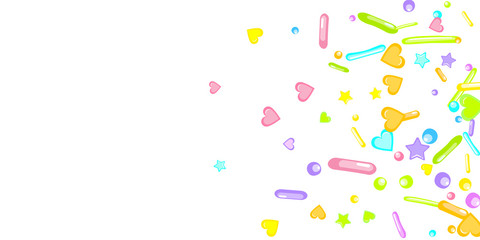 Sprinkles grainy. Cupcake dessert bakery confetti