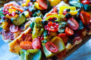 Vegetable pizza