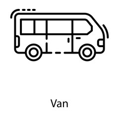  Van Transport Vector 