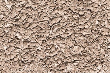 Brown cracked dry earth texture