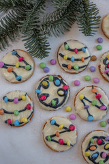 Christmas Lights Cookies