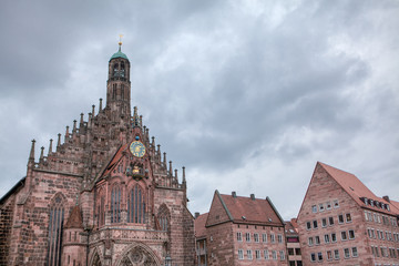 Church of Our Lady on Hauptmarkt in Nuremberg