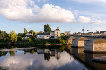 Chateau de Chinon, located the Loire Valley (France) is a World Heritage Site by Unesco.