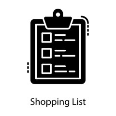  Shopping list Vector 