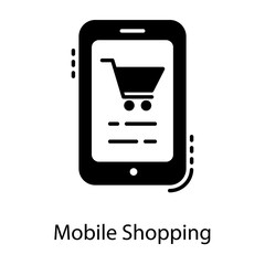  Mobile Shopping Vector