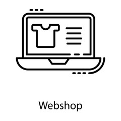  Line Webshop Vector 