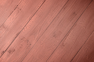 Wooden coral pink diagonal background