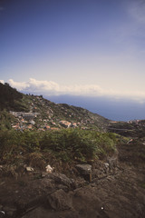 Aussicht Berg und Meer