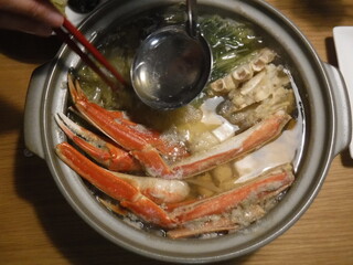 カニ鍋  -Hot pot