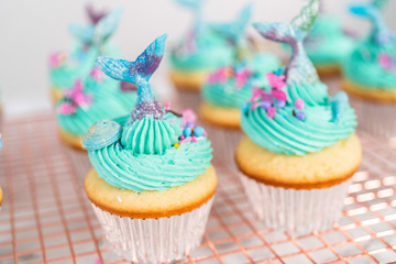Mermaid cupcakes