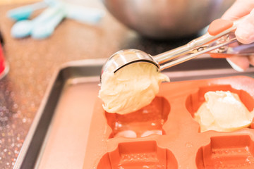 Baking pound cakes