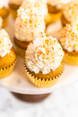 Pumpkin spice cupcake