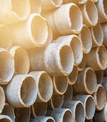 Reinforced concrete pipe for construction