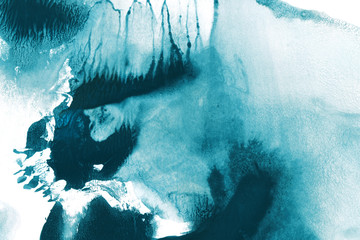 Abstract watercolor background. Handmade monotype texture.