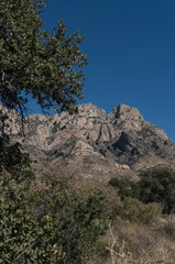 Fototapeta na wymiar Organ Mountains Desert peaks National Monument, in New Mexico.