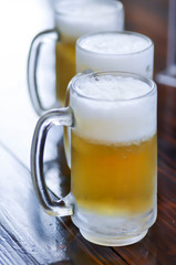 beer , a glass of beer
