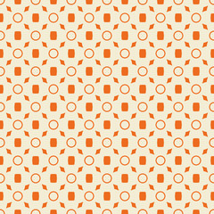 Ecru white diamond geometric seamless pattern