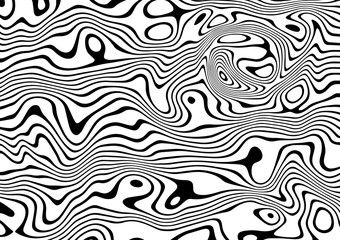 Black and white curve Abstract background Vector