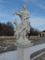 Fototapeta premium Sculpture with a dog