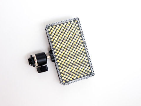 The Aputure light.