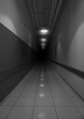 Dark corridor of the building