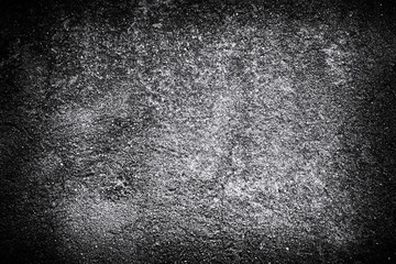 black old wall cracked concrete background . abstract black texture, vintage old background