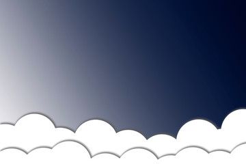 abstract background with clouds