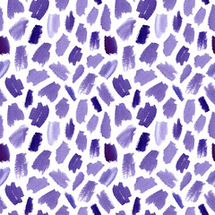 Hand-painted seamless pattern with brush strokes.