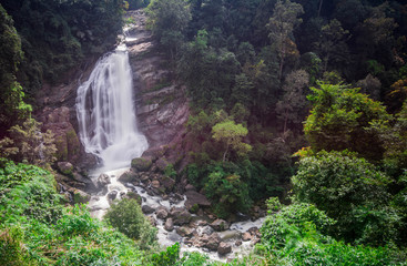 Fototapeta na wymiar Valara waterfall, Kerala, South India