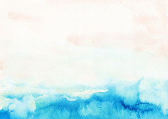 Hand-painted abstract watercolor background. - 306560911