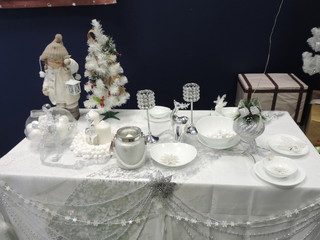 Christmas table setting