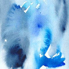 Hand-painted abstract watercolor texture.  - 306563136