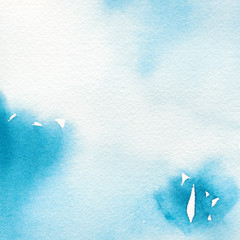 Hand-painted abstract watercolor texture.  - 306563741