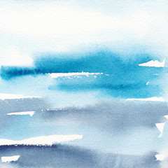 Hand-painted abstract watercolor texture.  - 306563752