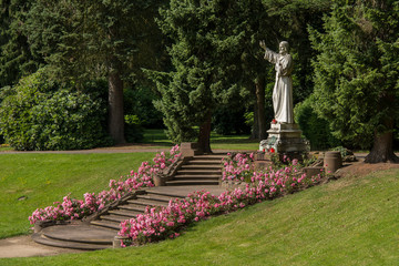 Friedhof, Statue, Glaube, Kreuz