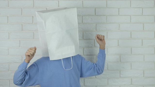 Play with paper bag.