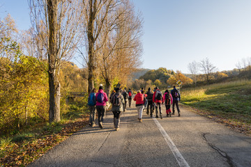 Trekking with friends on the new paths of the Mt. Titan