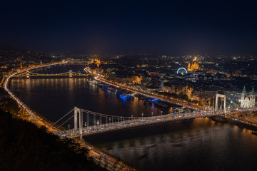 Fototapeta na wymiar Budapest/Hungary nightview
