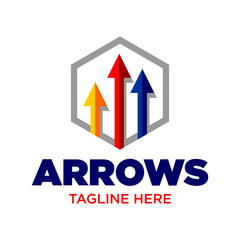 Arrow Logo Icon Vector Template